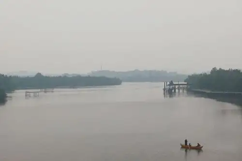 Kabut Asap Karhutla Kalimantan Selimuti Pulau Bintan