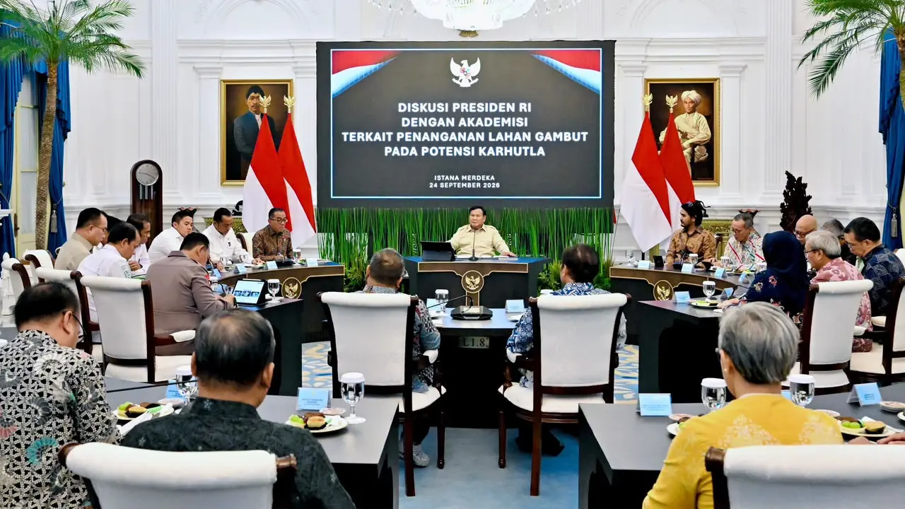 Prabowo Bahas Pengelolaan Lahan Gambut dan Pencegahan Karhutla